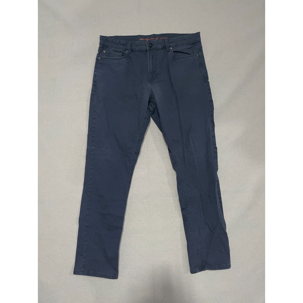 Weatherproof Vintage Jeans Mens 34x32 Blue Denim‎ Cotton Stretch Straight Leg